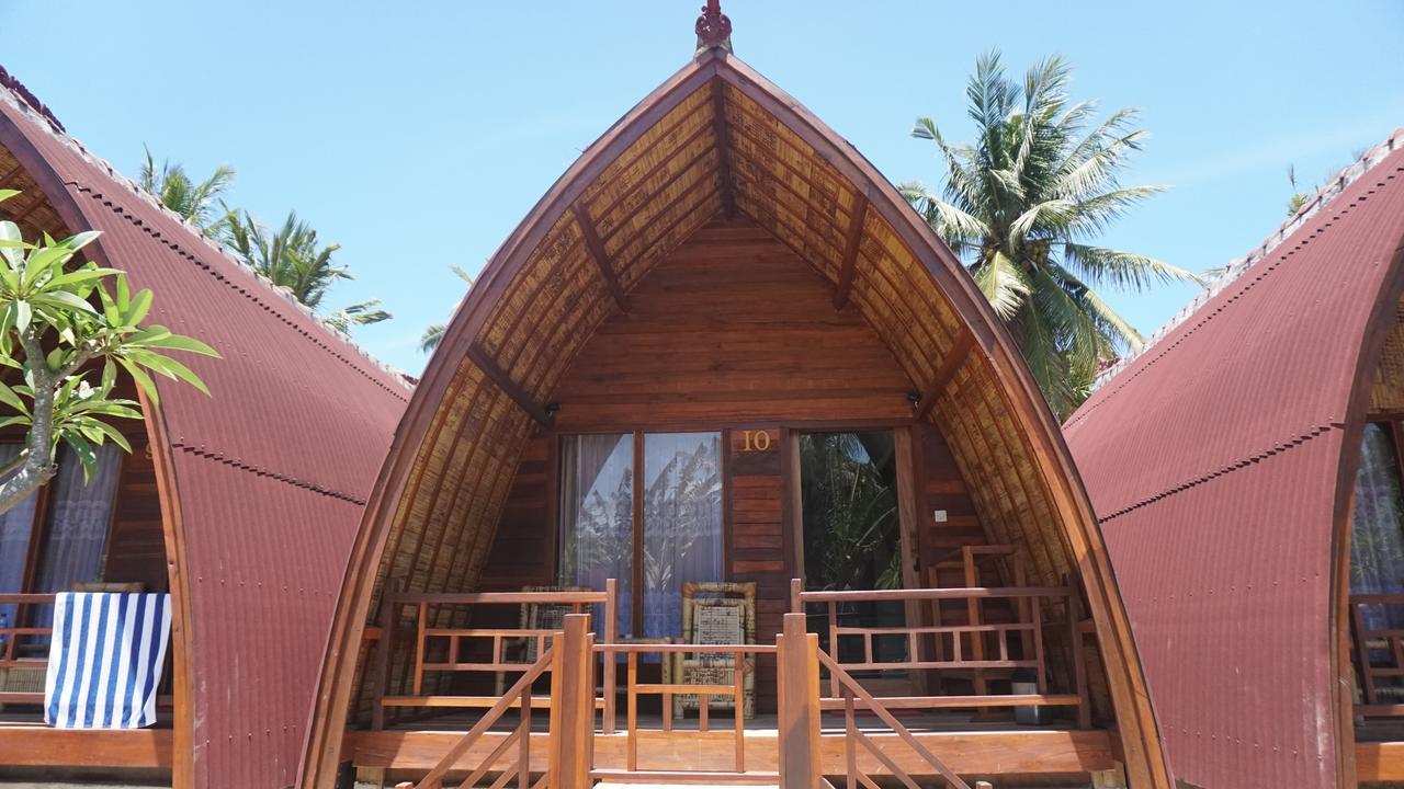 Island Beach Bungalow Гили Траванган Экстерьер фото